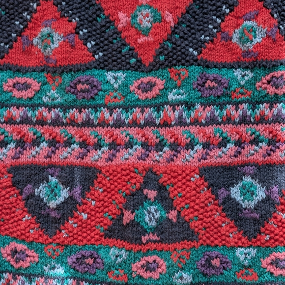 Orvis Chunky 90s Hand Knit Heavy Sweater VTG - Picture 4 of 5